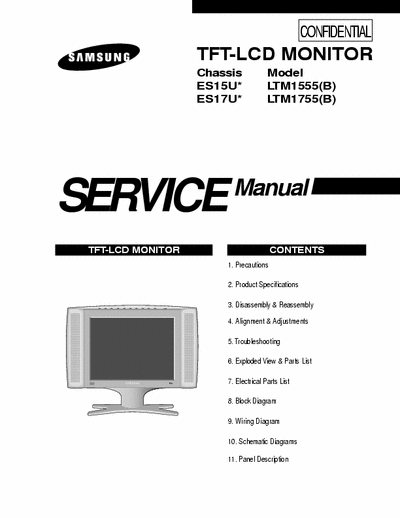Samsung ES15U LCD service manual